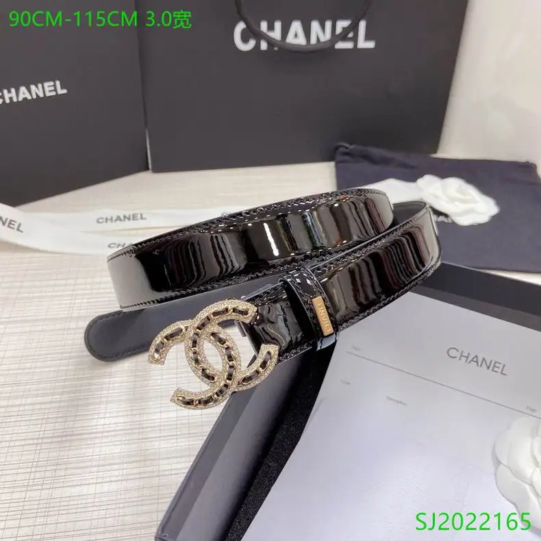 Chanel Belt 30mmX95-110cm 7D176